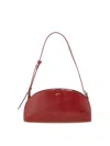 Apc A.p.c. Demi-lune Shoulder Bag In Red