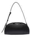 Apc Mini Demi-lune Structured Shoulder Handbag In Black