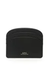 Apc Porte Cartes Demi Lune In Black