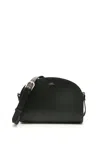 Apc Demi Lune Crossbody Bag In Black