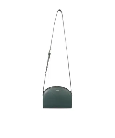 Apc Demi-lune Crossbody Bag In Black
