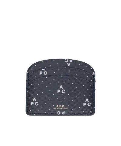 Apc Demi-lune Logo Card Bag In Black