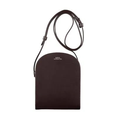 Apc Demi-lune Messenger Bag In Black