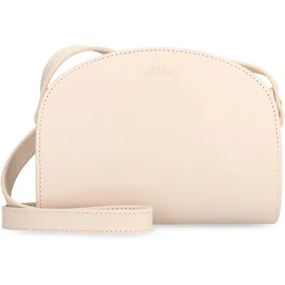 APC A.P.C. DEMI-LUNE MINI LEATHER CROSSBODY BAG