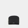 Apc Demi Lune Mini Purse - A.p.c - Leather - Black In Black