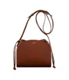 Apc Demi-lune Pochon Mini Bag In Brown