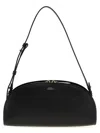 Apc Mini Demi-lune Structured Shoulder Handbag In Black