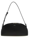 Apc Mini Demi-lune Structured Shoulder Handbag In Black