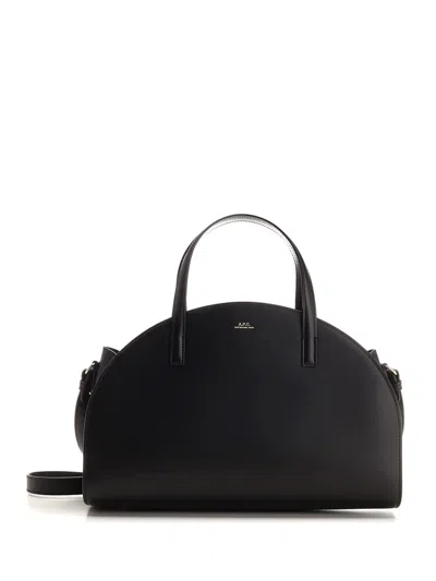 Apc A.p.c. Demi Lune Tote Bag In Black