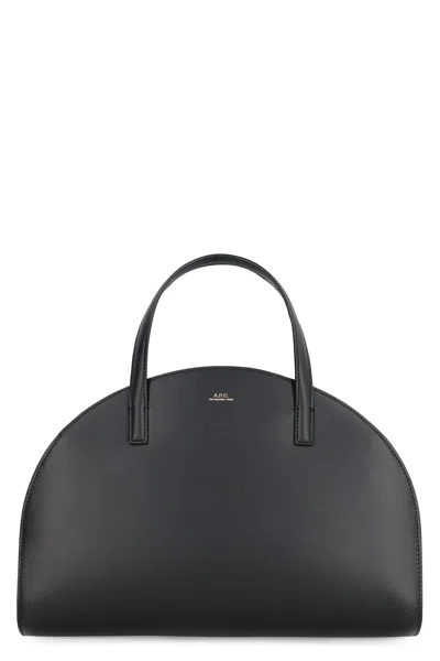 Apc Demi-lune Tote Bag In Black
