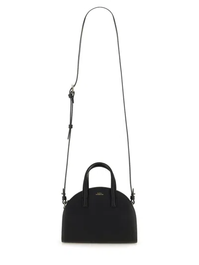 Apc A.p.c. Curved Silhouette Tote Bag In Black