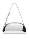 Apc Demi-lune Zip Shoulder Bag In Silver