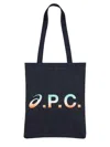 Apc A.p.c. Denim A.p.c. X Asics Lou Shopping Bag