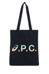 Apc A.p.c. Men Denim A.p.c. X Asics Lou Shopping Bag In Indigo