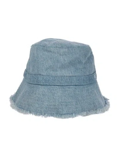 Pre-owned Apc Denim Bucket Hat In Blue
