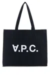 Apc Denim Daniela Shopping Bag In Black