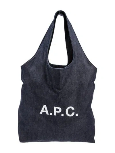Pre-owned Apc Denim Hobo In Blue
