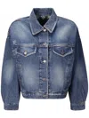 Apc A.p.c. Denim Jacket With Four Front Pockets In Blue