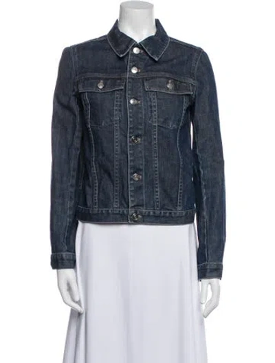 Pre-owned Apc Denim Jacket In Blue