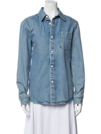 Pre-owned Apc Denim Jacket In Blue