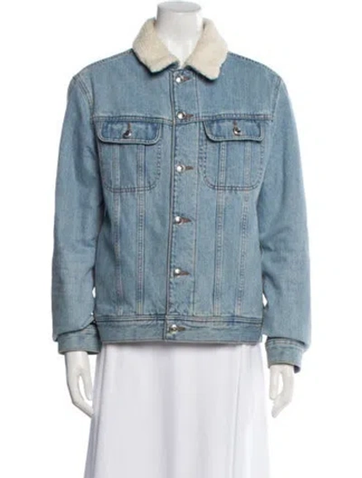 Pre-owned Apc Denim Jacket In Blue