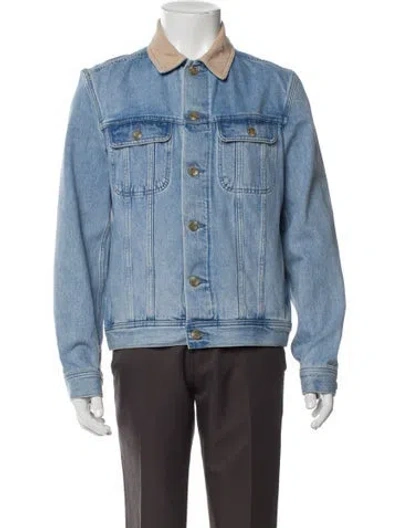 Pre-owned Apc Denim Jacket In Blue