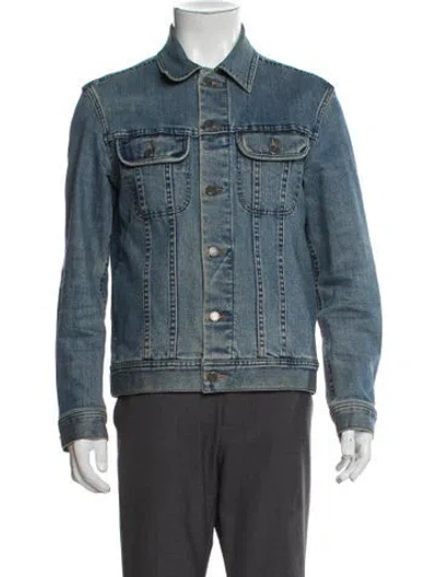 Pre-owned Apc Denim Jacket In Blue