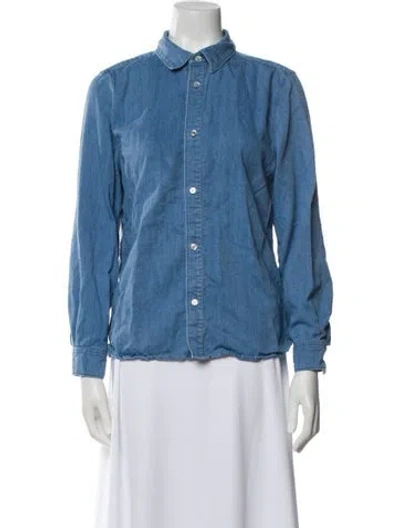 Pre-owned Apc Denim Jacket In Blue