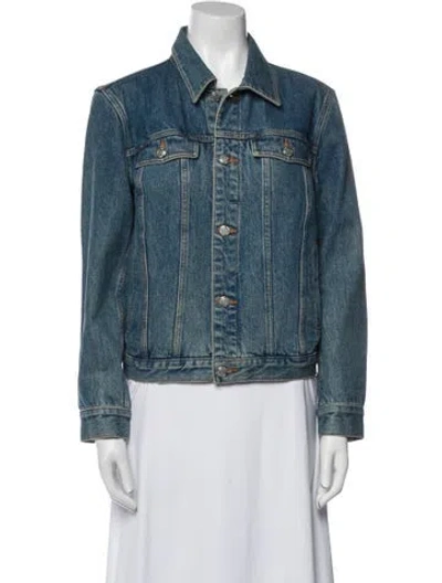 Pre-owned Apc Denim Jacket In Blue