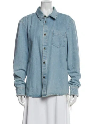 Pre-owned Apc Denim Jacket In Blue