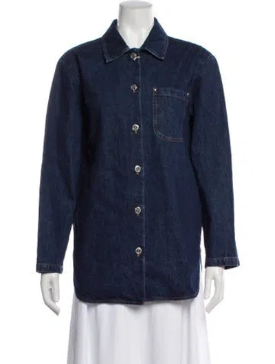 Pre-owned Apc Denim Jacket In Blue