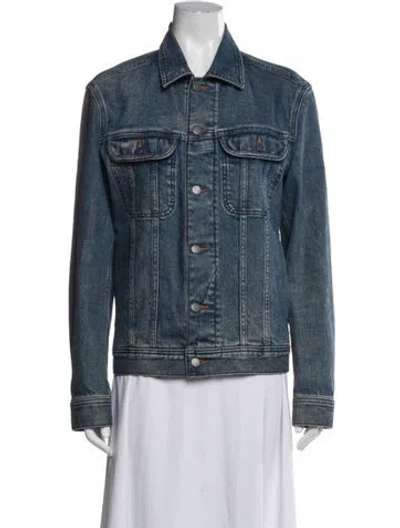Pre-owned Apc Denim Jacket In Blue
