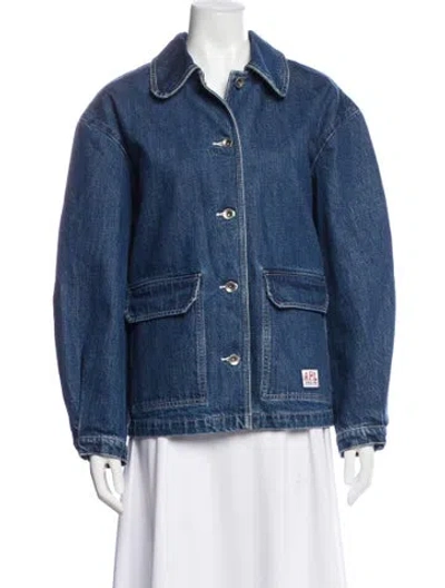 Pre-owned Apc Denim Jacket In Blue