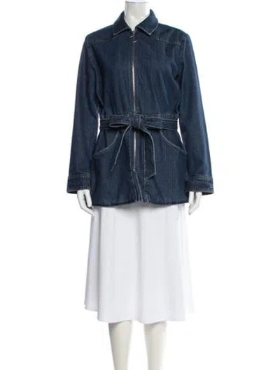 Pre-owned A.p.c. Denim Jacket In Blue