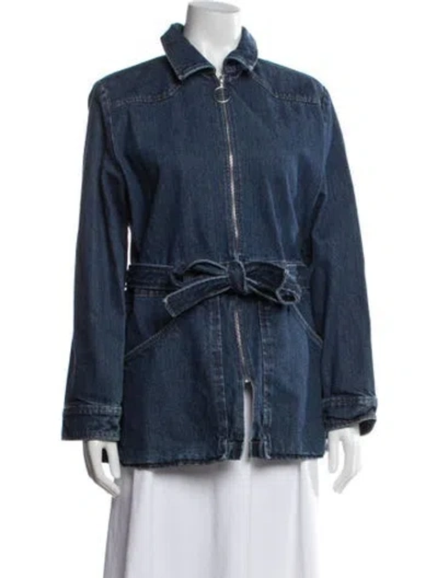 Pre-owned A.p.c. Denim Jacket In Blue