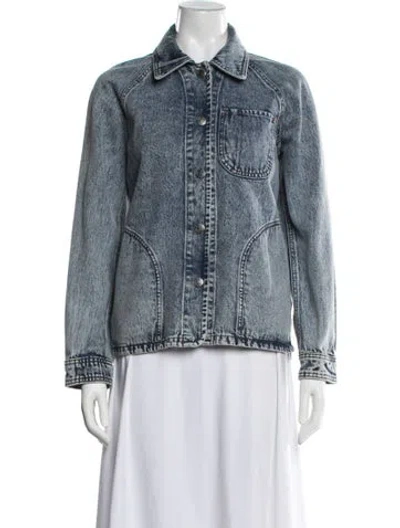Pre-owned A.p.c. Denim Jacket In Blue