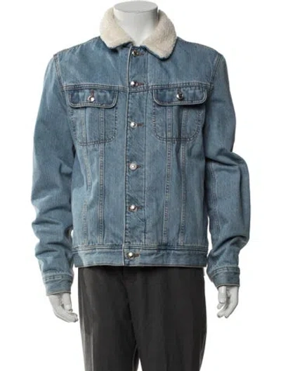 Pre-owned A.p.c. Denim Jacket In Blue