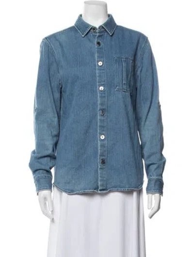 Pre-owned A.p.c. Denim Jacket In Blue