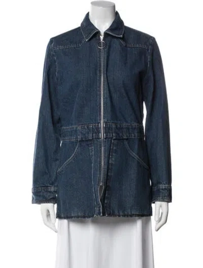 Pre-owned A.p.c. Denim Jacket In Blue