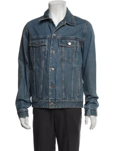 Pre-owned A.p.c. Denim Jacket In Blue