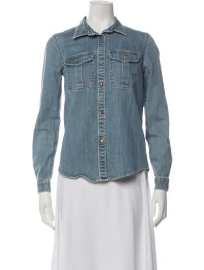 Pre-owned A.p.c. Denim Jacket In Blue