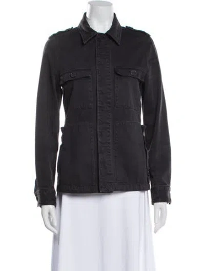 Pre-owned Apc Denim Jacket In Gray