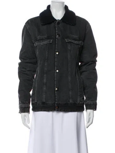Pre-owned A.p.c. Denim Jacket In Gray
