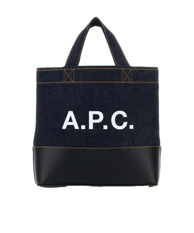 APC A.P.C. DENIM MINI AXEL TOTE BAG
