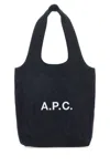 Apc A.p.c. Ninon Small Top Handle Bag In Blu