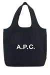 Apc Denim Ninon Shopping Bag In Indigo