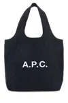 Apc Denim Ninon Shopping Bag In Denim