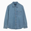 APC A.P.C. DENIM SHIRT WITH EMBROIDERY
