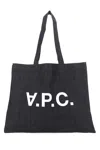 Apc Navy Daniela Shopping Tote