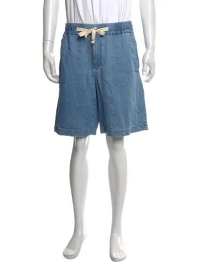 Pre-owned A.p.c. Denim Shorts In Blue